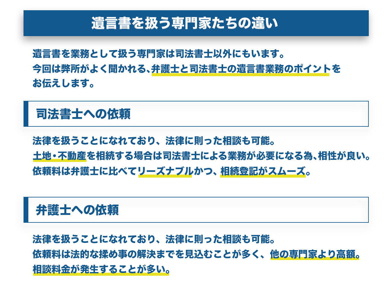 弁護士との差別化